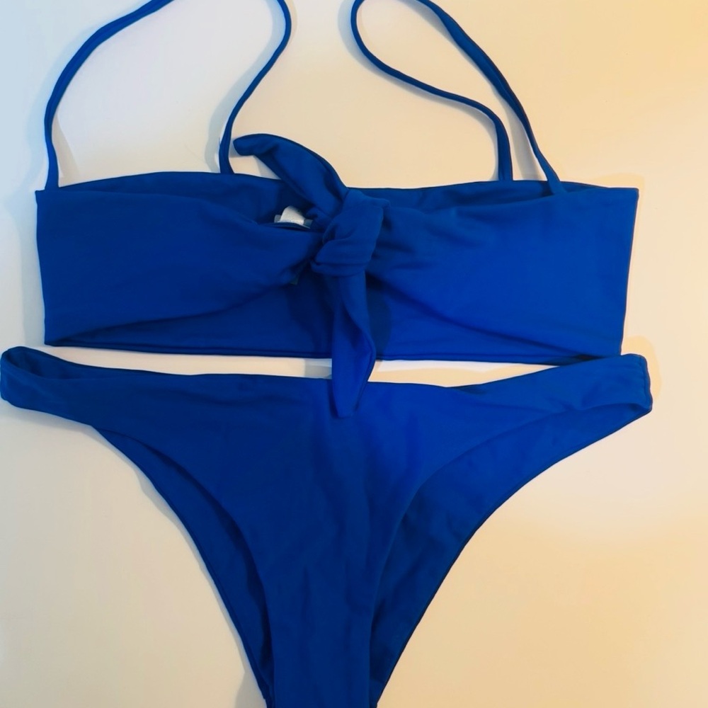 Zaful Blue Sports Bra Set